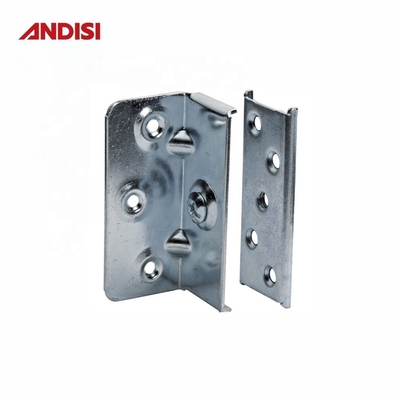 Muebles de dormitorio Hardware de conexión de la esquina de metal soporte de cama para madera marco de cama de metal