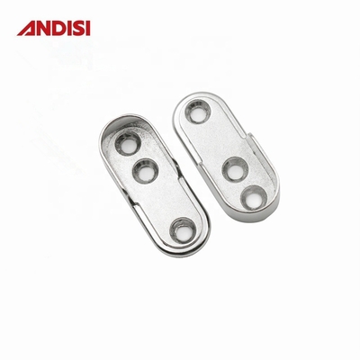 Cinturón moderno de aleación de zinc oval Rayo de armario Ropa colgante de tren soporte de tubo de soporte para armario