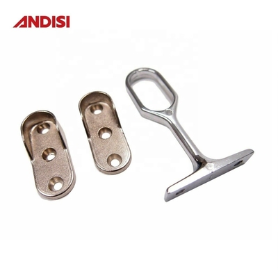 Cinturón moderno de aleación de zinc oval Rayo de armario Ropa colgante de tren soporte de tubo de soporte para armario