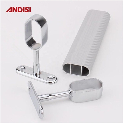 Muebles Centro de hardware Armario Rod soporte para el armario del dormitorio soporte de tubo