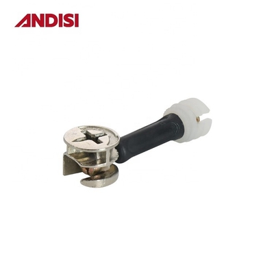 Embalaje de correo 3-IN-1 Conexión de gabinete de madera Cam Lock Nut y cerrojo MINI FIX