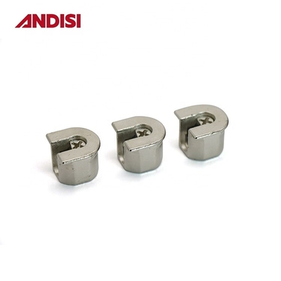 Conector de muebles de aleación de zinc de zinc fundido, tornillo de pin de doble de zinc y disco de bloqueo de cámara, embalaje de correo