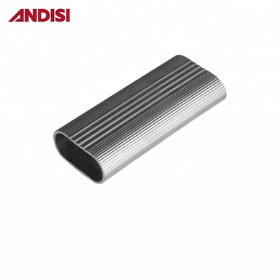 Muebles de dormitorio Tubo de aluminio Armario Tubo colgante Rail Oval Armario Rod Tubo plegado