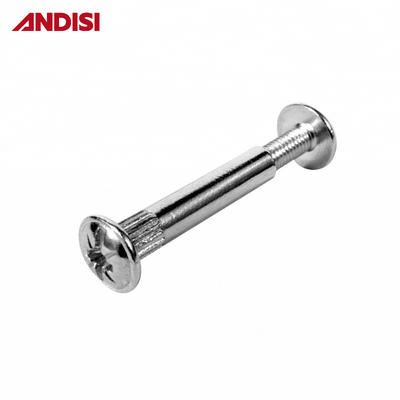 27-45mm de longitud gabinete de muebles conexión de cerrojo conjunto ranura de combinación tornillo