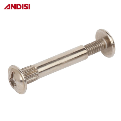 27-45mm de longitud gabinete de muebles conexión de cerrojo conjunto ranura de combinación tornillo