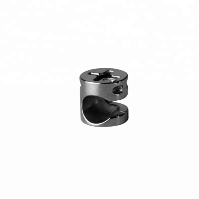 Conector de cámara de fijación segura con cámara excéntrica de bloqueo de 10 mm