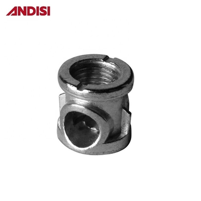 Accesorios de conexión fuertes para muebles modernos zincados 4 en 1 Mini Fix Cam y cerrojo