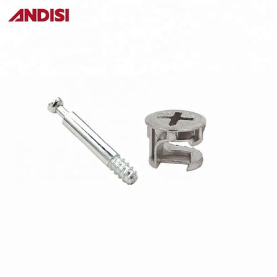 Muebles de conexión perno Mini tornillos de fijación Dowel 33/36/46mm Acero zincado M4 Hardware moderno